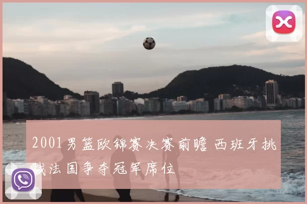 2001男篮欧锦赛决赛前瞻 西班牙挑战法国争夺冠军席位